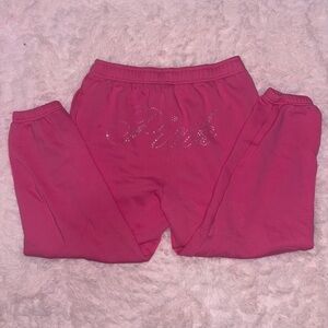 PINK Victoria's Secret Hot Pink Sweatpants